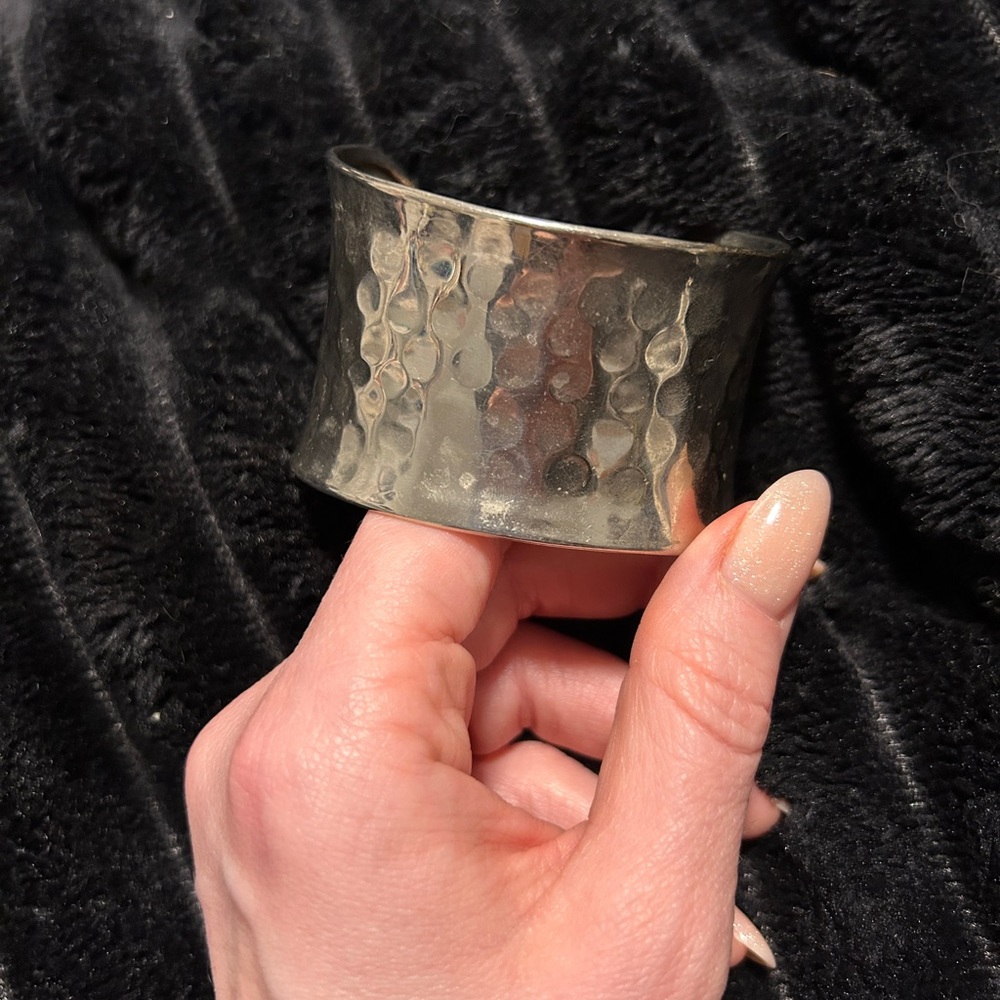 Handmade steel arm cuff